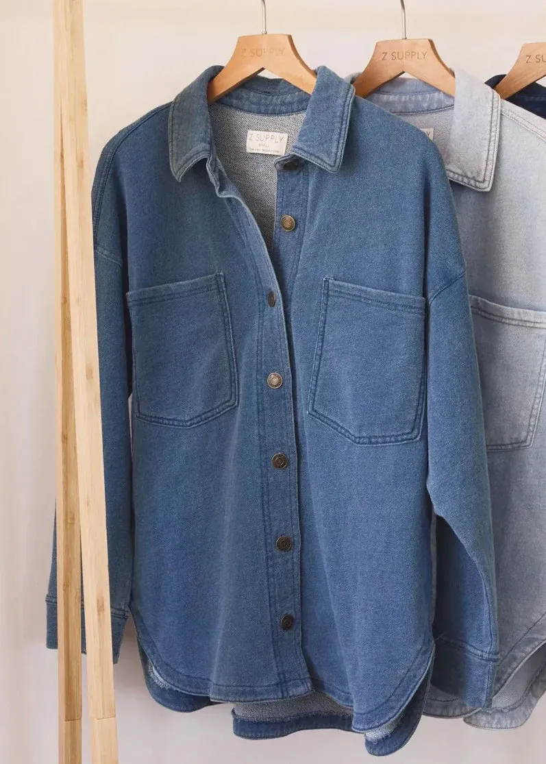All Day Knit Denim Jacket | Vintage Indigo