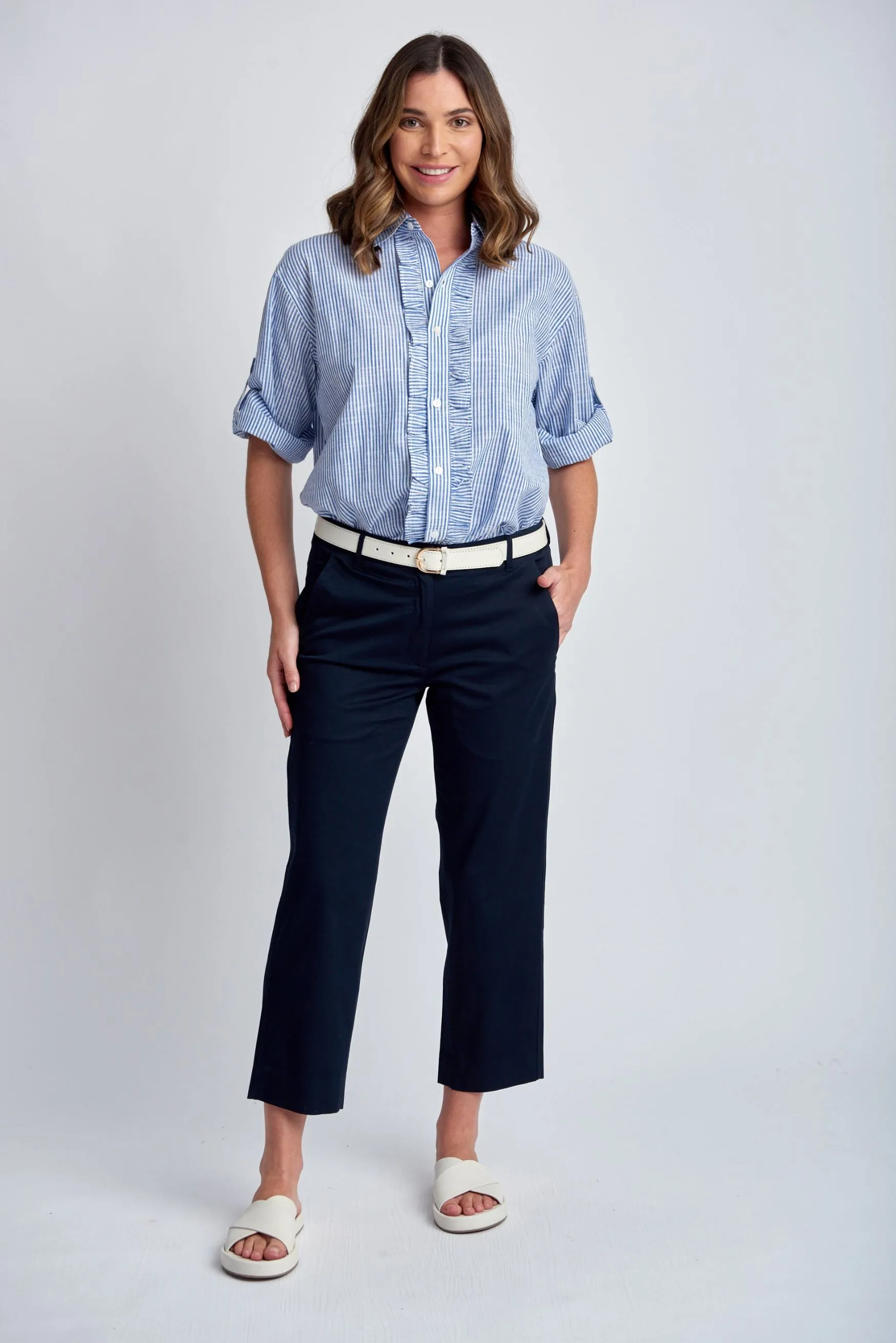 Cropped Pant Navy