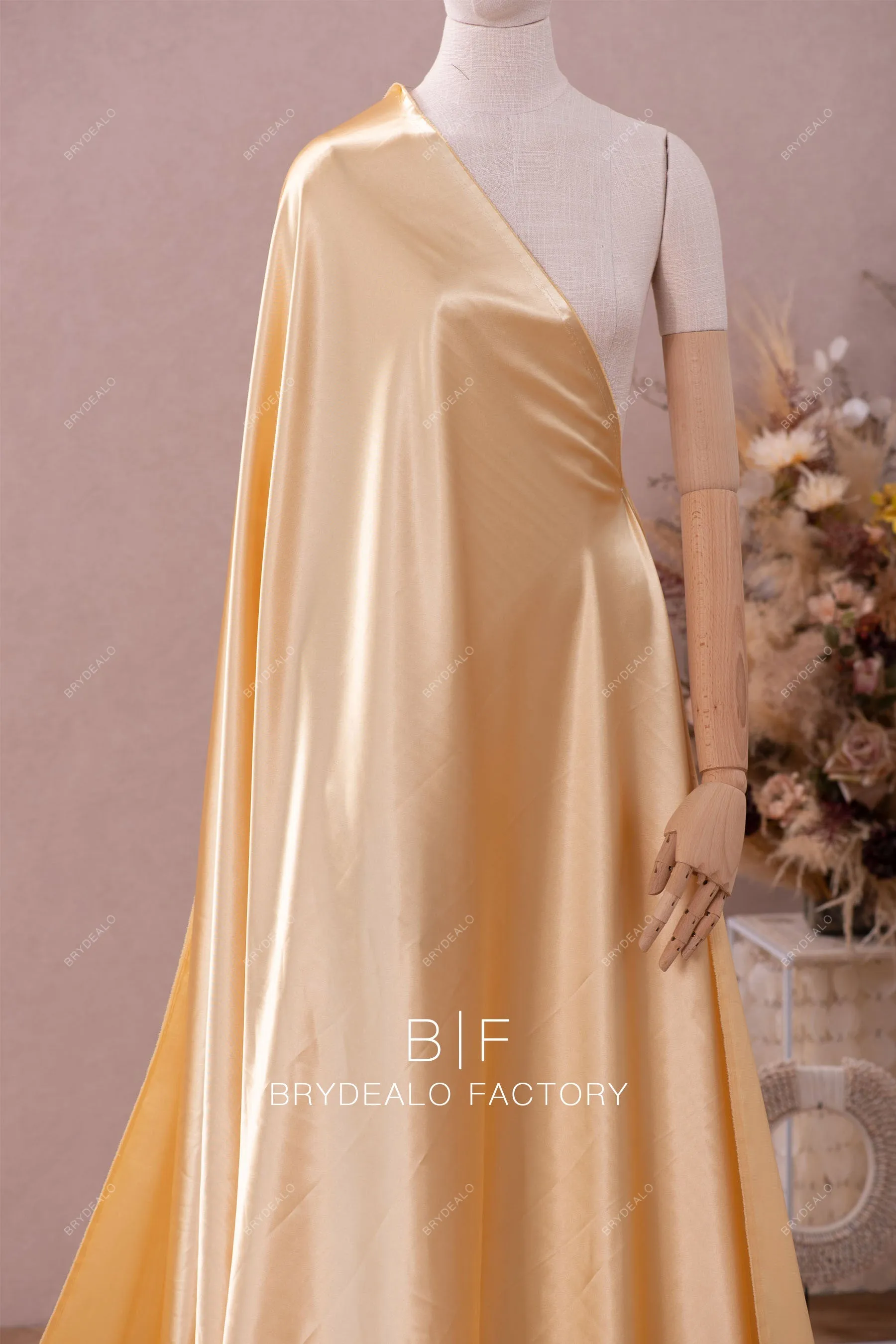 Glossy Charmeuse Silky Satin Fabric Online