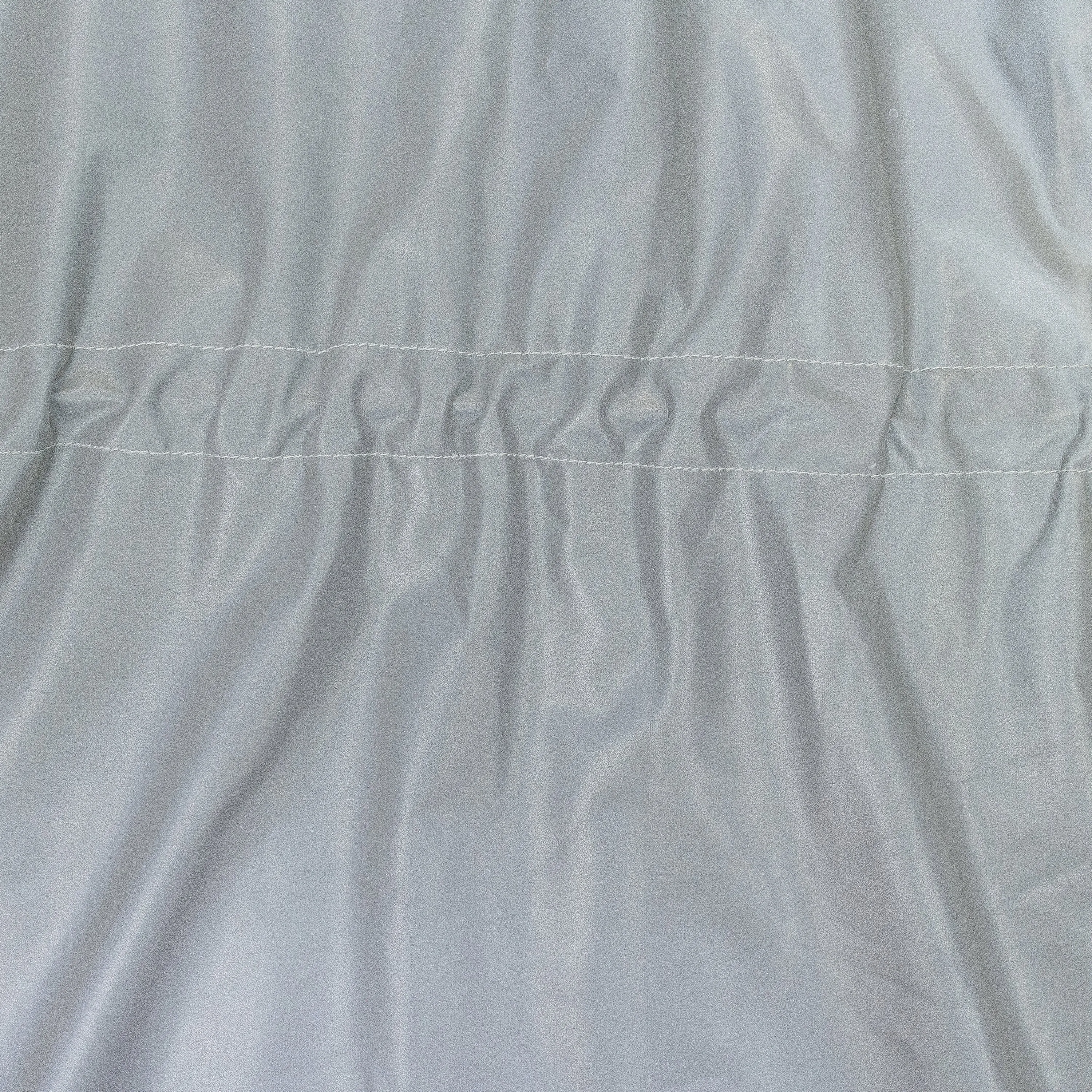 GREY ANORAK LONG RAINCOAT
