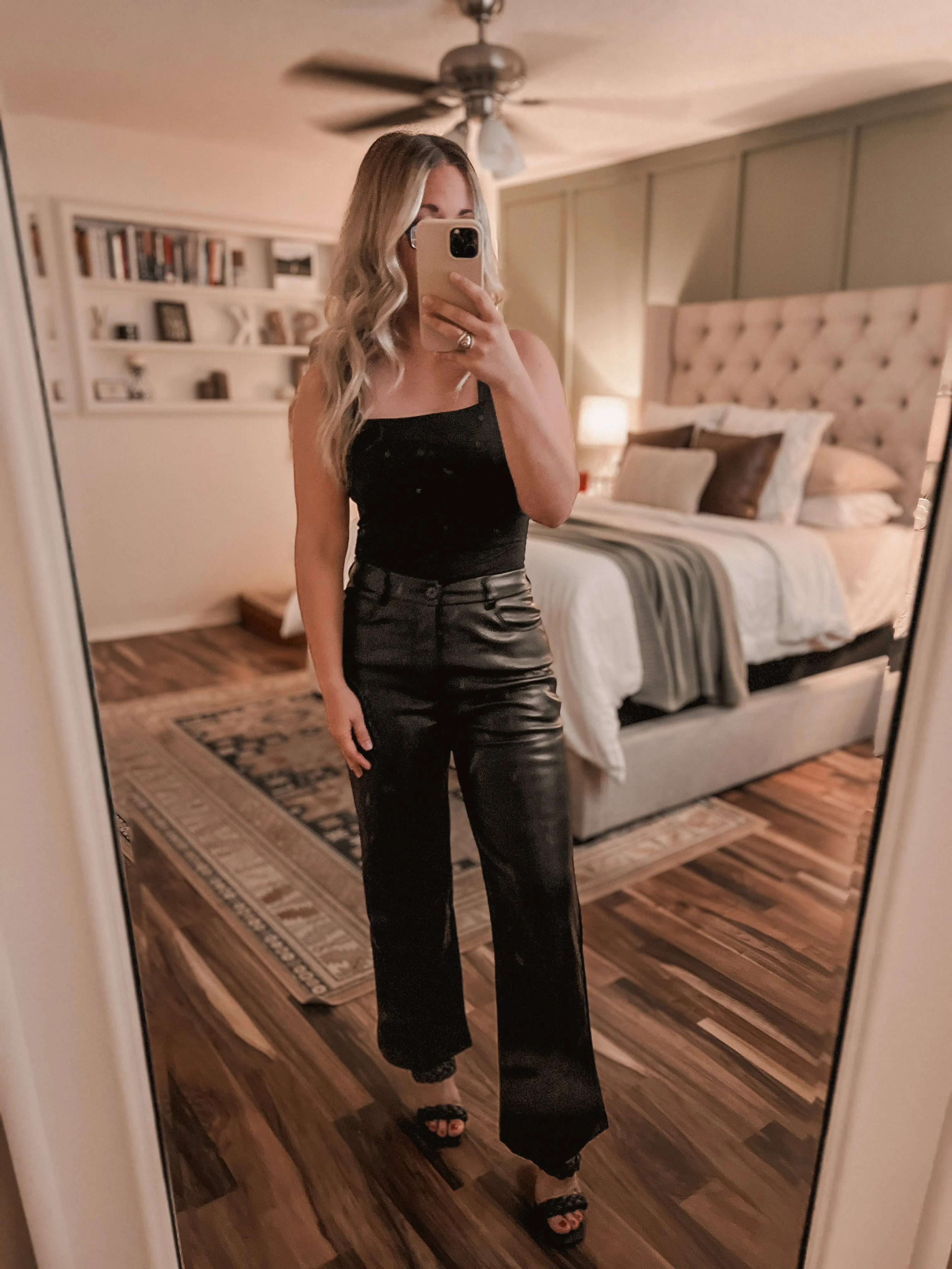 "Leander" Faux Leather Pants