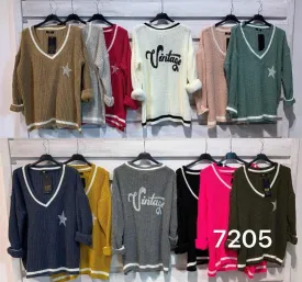 VINTAGE V-NECK SWEATER