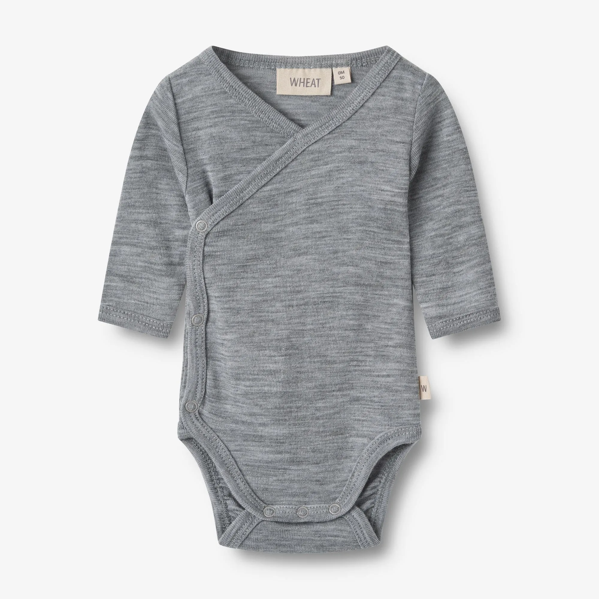 Wool Body L/S Willow - melange grey