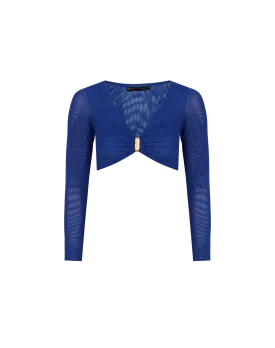 Yarin Cropped Top - Sapphire