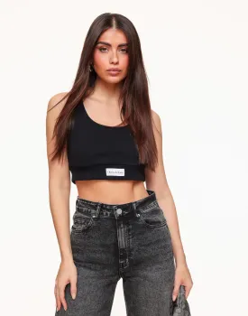 Zwarte Cropped - Top