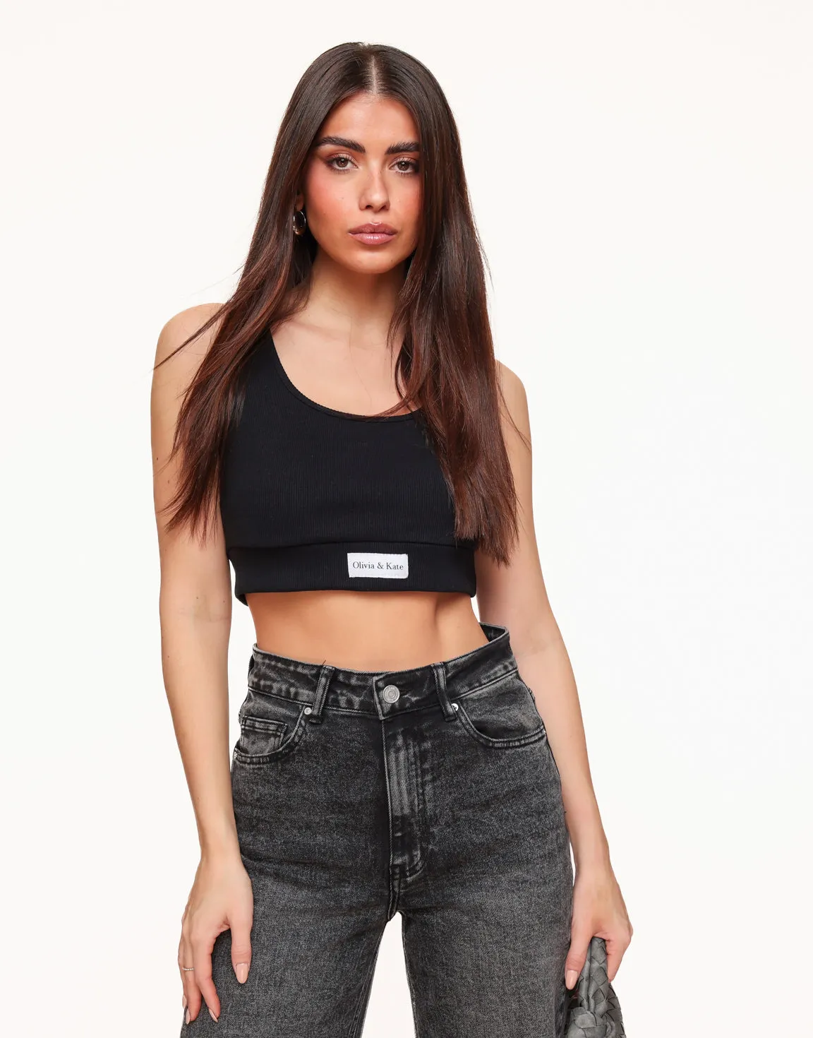 Zwarte Cropped - Top